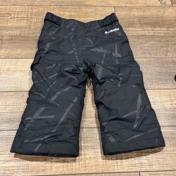 Columbia Toddler Kids Fleece Lined Snow Pants Black Size 2T With Outgrown System - Picture 5 of 13